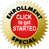 ENROLLMENT SPECIAL to get STARTED CLICK